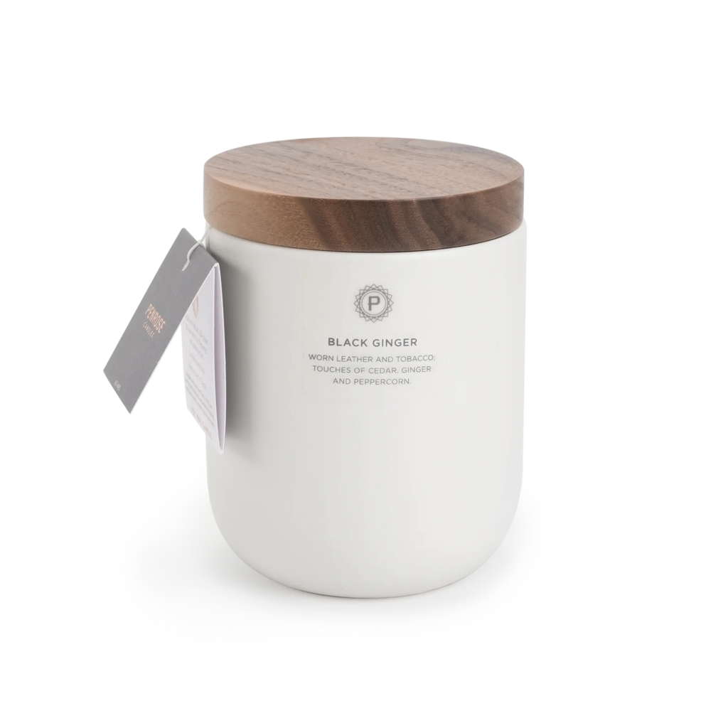 Black Ginger Ceramic Candle