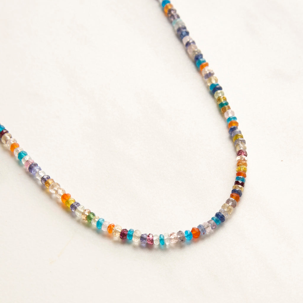 14k Gold Fill Strung Gemstone Necklace