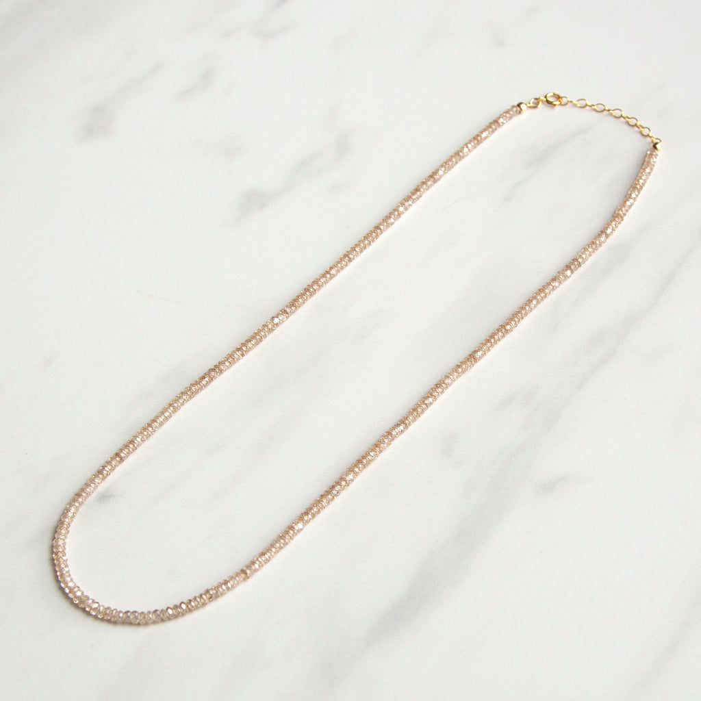 14k Gold Fill Strung Gemstone Necklace