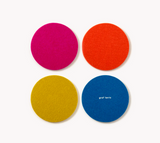 Bierfilz Round Felt Coaster (4-Pack)