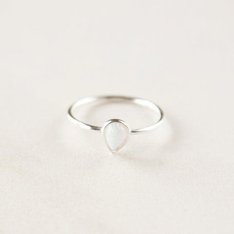 Bello Opal Teardrop Ring