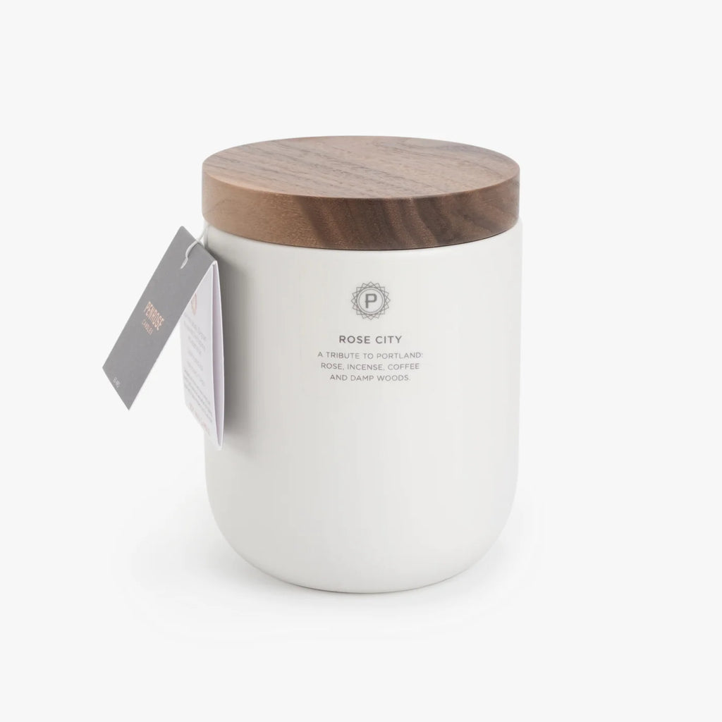 Rose City Ceramic Candle