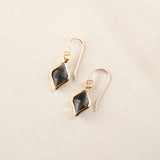 Crystal Rhombus Earrings