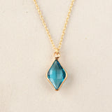 Crystal Rhombus Necklace