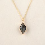 Crystal Rhombus Necklace
