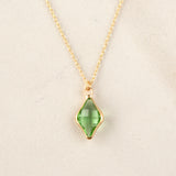 Crystal Rhombus Necklace