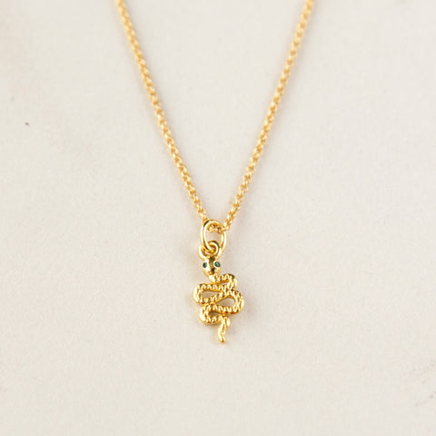 Crystal Snake Necklace