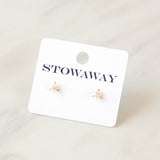 Triangle Crystal Studs