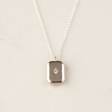 Heavy Crystal Block Necklace