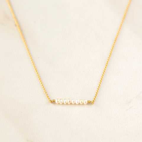Pearl Bar Necklace