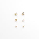 Round Crystal Studs