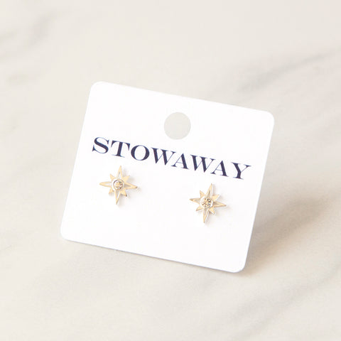 Star Crystal Studs
