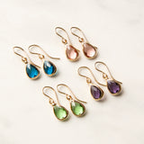 Tiny Crystal Drop Earrings