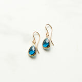 Tiny Crystal Drop Earrings