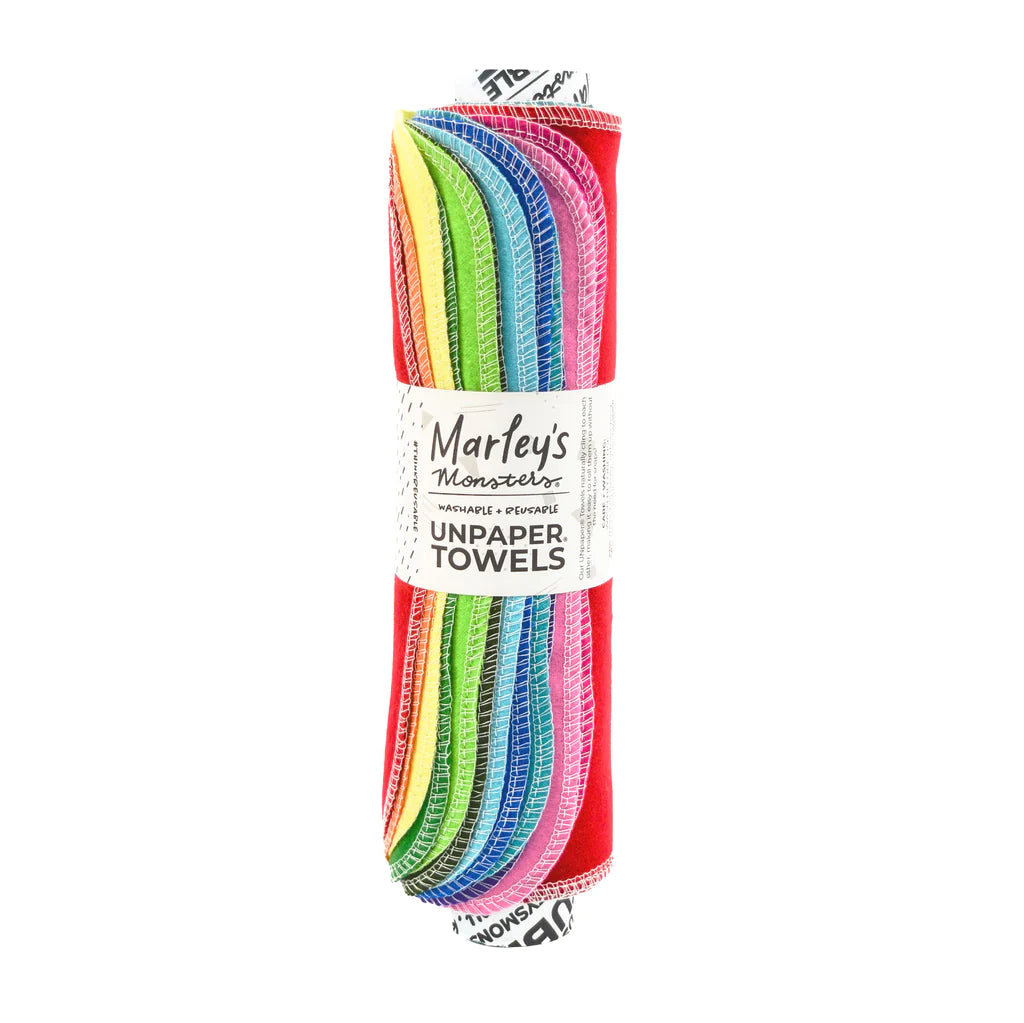 Rolled Unpaper Towels - Rainbow (Set of 12)