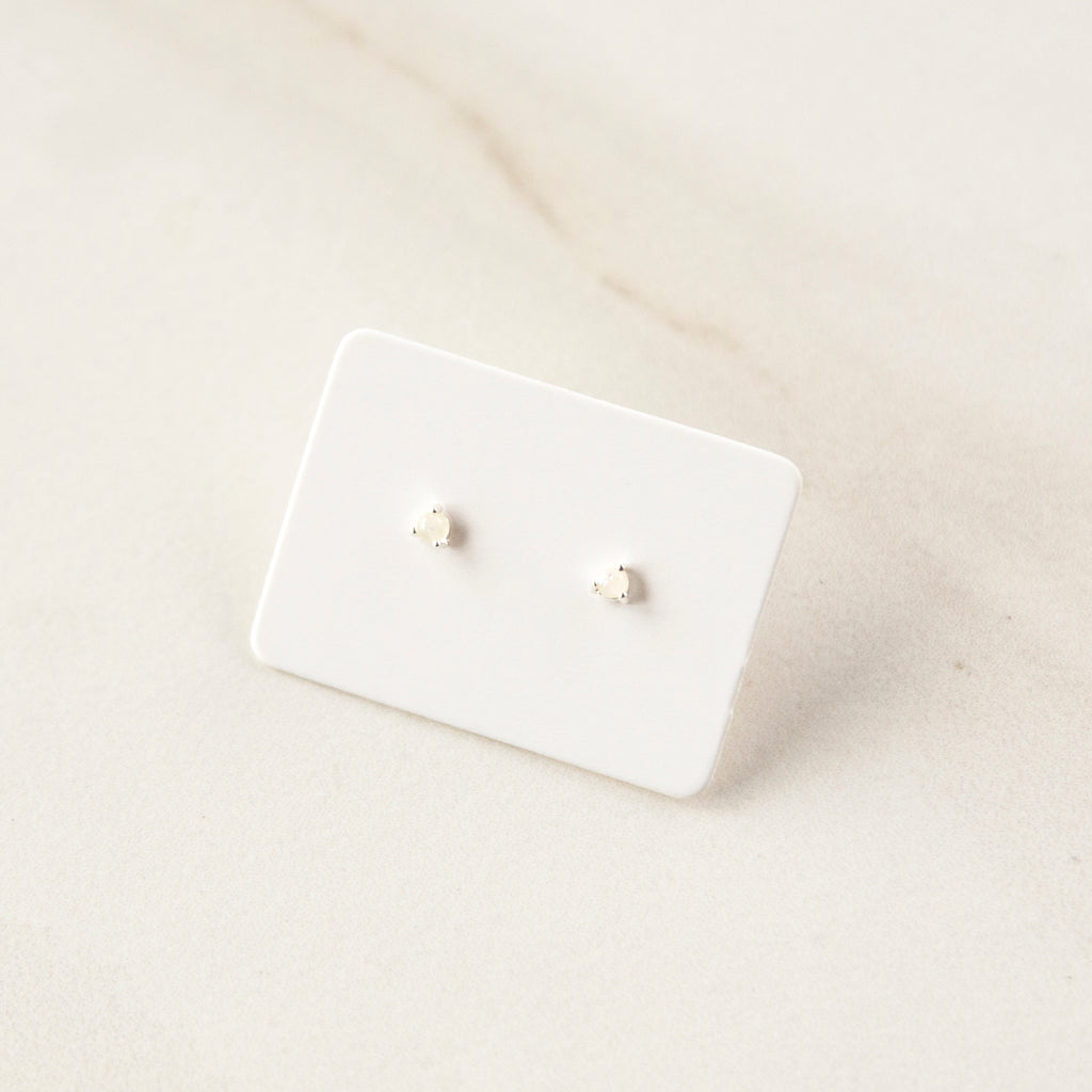 Tiny Bello Opal Studs