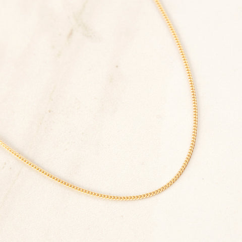 Tiny Curb Chain (Gold)