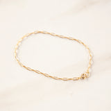 X Small Paperclip Chain Bracelet