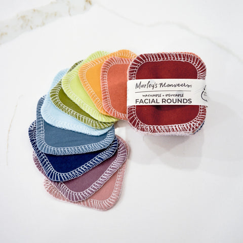 Facial Rounds - Earthy Rainbow (Set of 10)