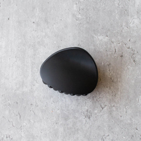 Matte Treasure Hair Clip - Black