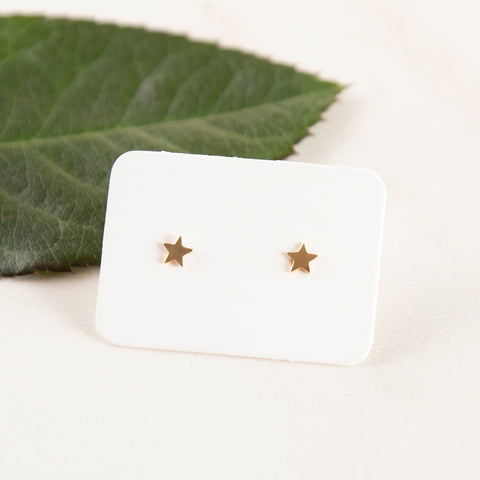 14k Star Studs
