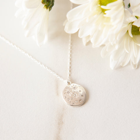 CZ Constellation Charm Necklace