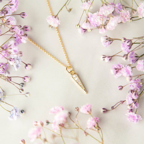Crystal Spike Necklace