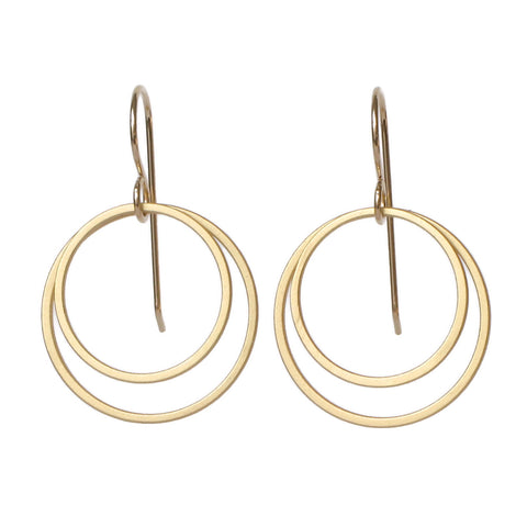 Double Circle Earrings