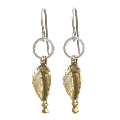 Bronze Leaf Earrings