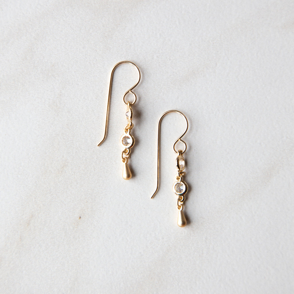 Crystal Drop Earrings