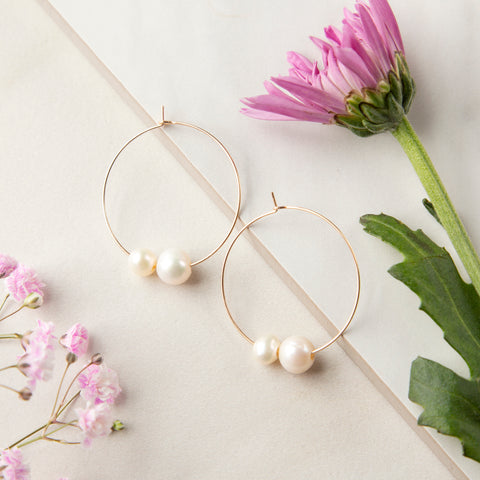 Bauble Hoops (Gold)