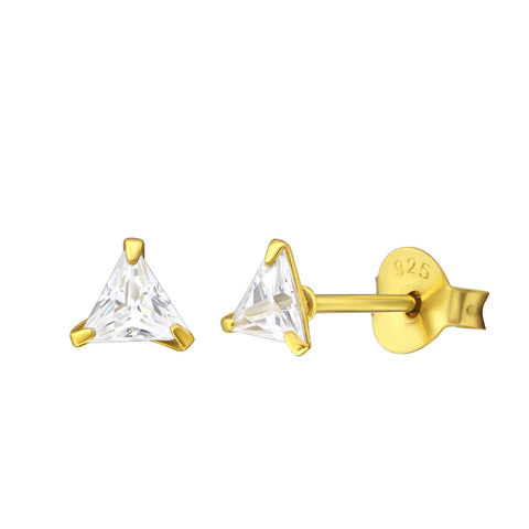 Triangle Crystal Studs