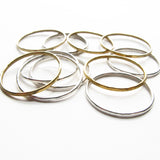Silver and Gold Stacking Rings
